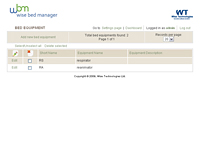 Equipment administration